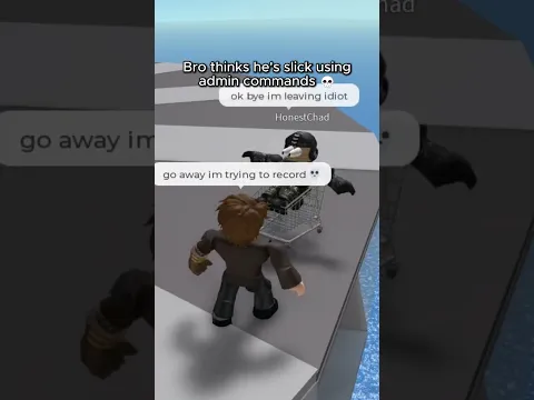 Bro think he's slick using admin💀