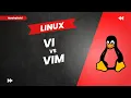 Linux Vi vs Vim Tamil HarshaSelvi