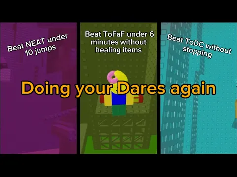 Download MP3 Doing your INSANE JToH Dares Again