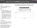 What The Well Has Wrong Online Microsoft Sam TTS Generator