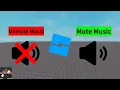 How to Make a Mute Music Button in Roblox Studio