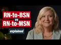 RN-to-BSN and RN-to-MSN programs explained Capella University