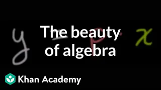 The beauty of algebra Introduction to algebra Algebra I Khan Academy