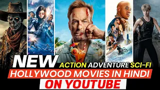 top 10 new hollywood adventure movies on youtube in hindi 2025 hollywood movies in hindi dubbed