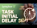 Spring Boot Master Task Scheduling with Initial Delays