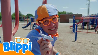 Blippi's Airplane | BLIPPI | Educational Kids Cartoons | Moonbug Kids - Play and Goal Club