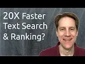 20 Times Faster Text Search Ranking Scaling Postgres 286