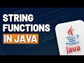 String functions in Java