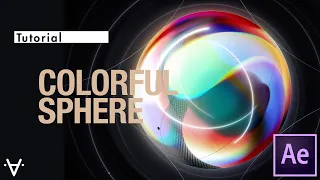 Easy Colorful Sphere Animation After Effects