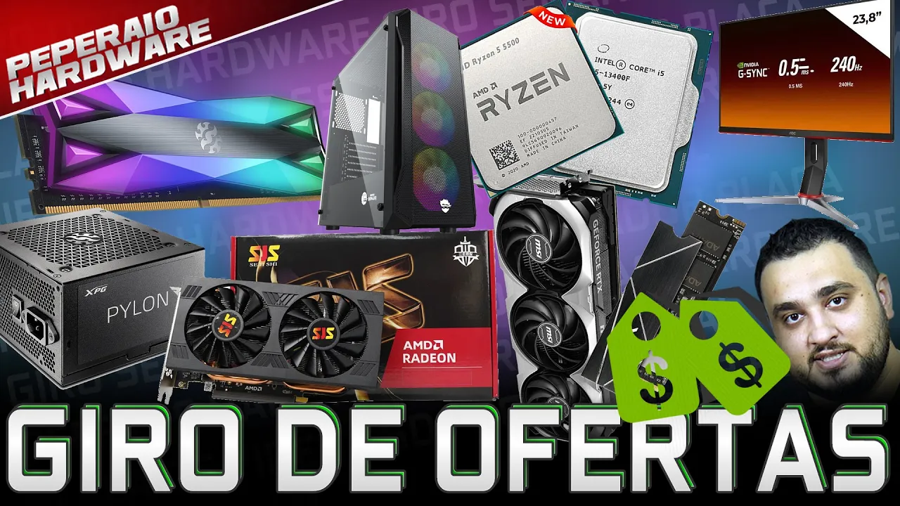 GIRO DE OFERTAS - 13400F caiu, S70 Blade 1TB preção,  Novos cupons Aliexpress, 5800x3D promo (28/02)