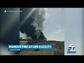 Multiple UPS trucks destroyed by flames when fire breaks out at SoCal facility l ABC7