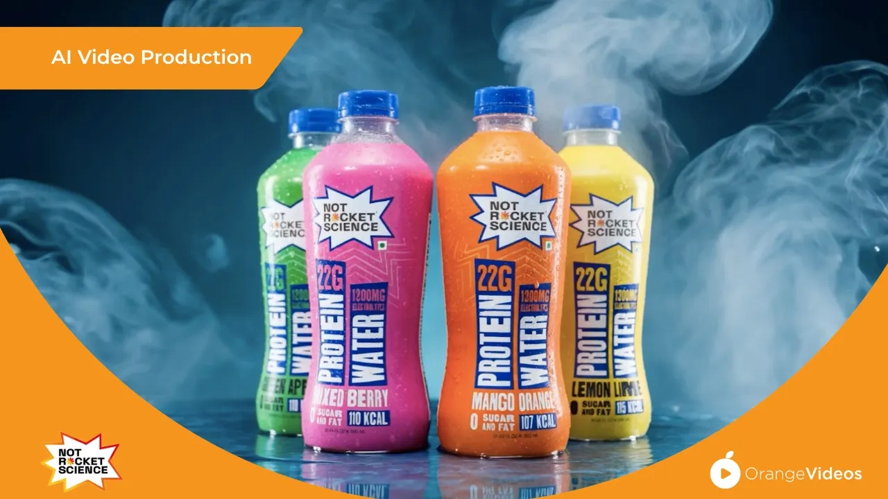 Not Rocket Science: Protein water launch film