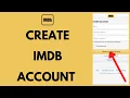 How to Create IMDB Account IMDB Sign Up How to Use IMDB com