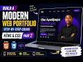 Build a Modern Web Portfolio Step-by-Step 2026 HTML CSS Part 2