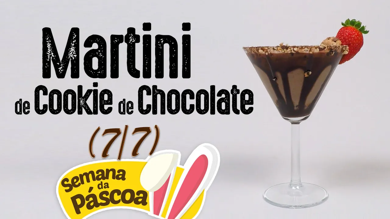 RECEITA DE COMO FAZER O DRINK MARTINI DE COOKIE DE CHOCOLATE