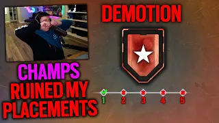 FACING CHAMPS IN PLACEMENTS (RANKED 3.0 IS COOKED)