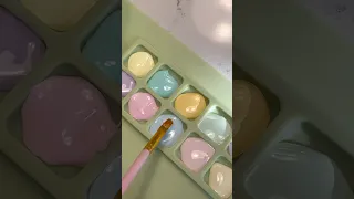 Kids painting station