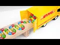 Marble Run Race ☆ HABA Slope, Dump Truck \u0026 Garbage Truck \u0026 Ambulance \u0026 Vehicles Full Compilation #23