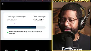 Driver Averaging 44 21 An Hour In LOS ANGELES with Uber Lyft