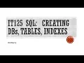 SQL-7b - Table Level Constraint including PKs and FKs