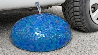 ORBEEZ COCA COLA BALLOON VS CAR, Coca Cola Zero, PowerAde, Fanta, Sprite, Fruko and Mentos Diff Unde
