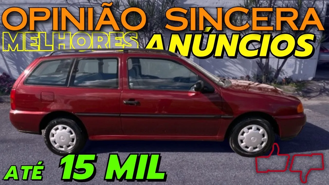 Os melhores carros de R$ 15 mil à venda na internet! Anúncios reais de modelos que valem a pena