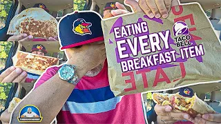Eating EVERY Breakfast Item From Taco Bell Worth the Money theendorsement