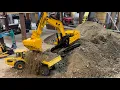 scale caterpillar 395F RC excavator first run INCREDIBLE MACHINE
