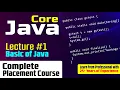 Introduction to Java Java Tutorial Learn Java Beginner Java Programming Placement Course