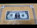 2013 United State 5in1 uncut 1 dollar banknotes