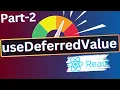 useDeferredValue hook in React Comparing it with debounce Explained by Frontend Master