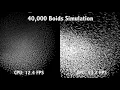 GPU-Accelerated Boids Simulation 2018