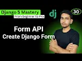 Django Form API Create Django Form