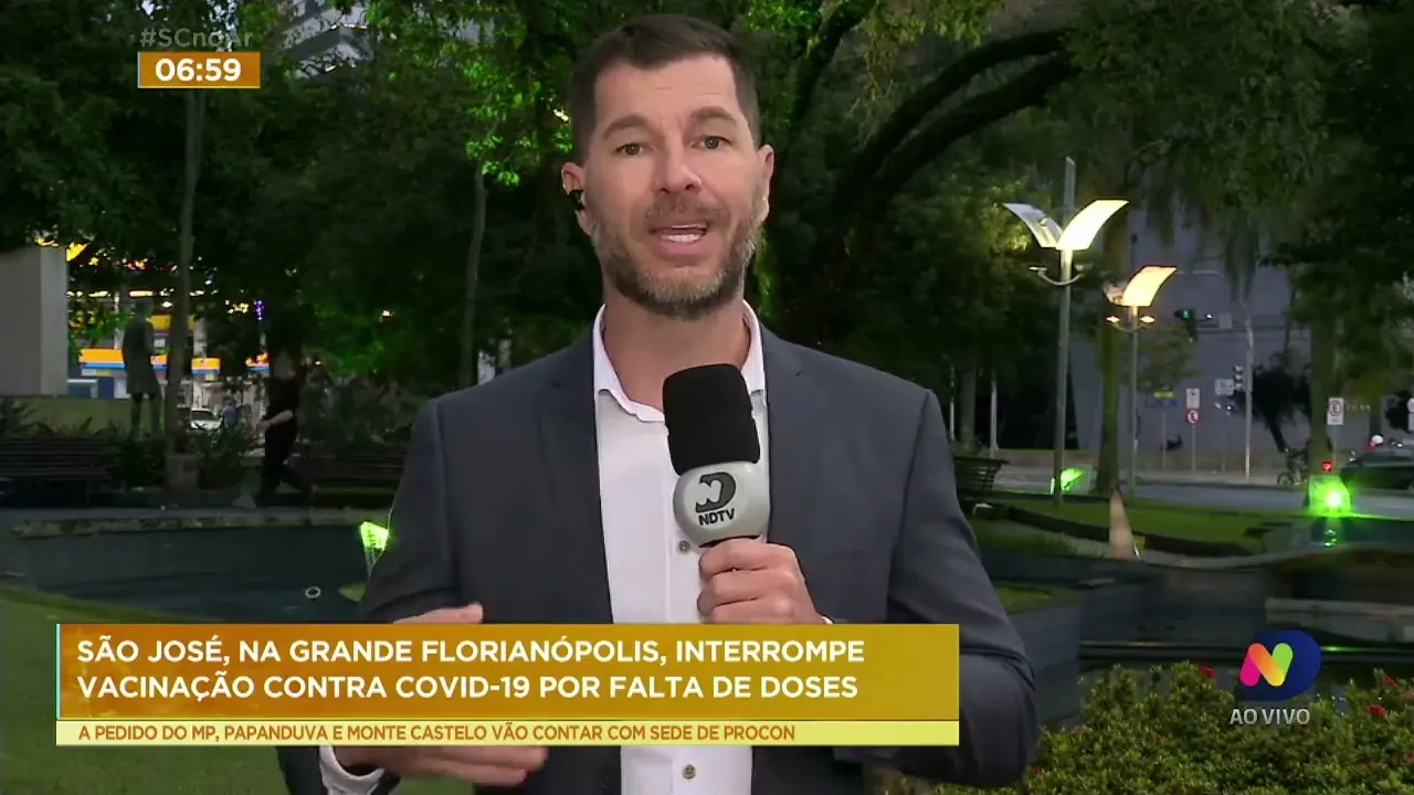 São José, na Grande Florianópolis, interrompe vacinação contra covid-19 por falta de doses