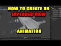 How to Create an Exploded View Animation in Blender Step by Step with Object Constraints