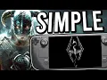 How To Mod Skyrim On Steam Deck EASY Setup And Complete Guide No PC Or USB Neeeded