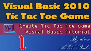 Visual Basic 2010 Tutorial Create Tic Tac Toe Game 1 Concept and Button Function