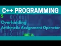 Overloading Arithmetic Assignment Operator in C