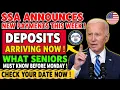 SSA Announces New Payment Deposits This Week What Every Senior Should Know Before Monday