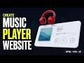 Build a Modern Music Player HTML CSS JavaScript Scodex