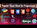 Best Cheat Sheet for Programmer Web Developer Coding Cheat Sheets for Beginners
