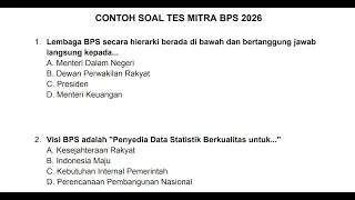 Sample BPS Partner Test Questions 2026 and Answer Keys