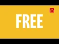 Free item with every order through the McDelivery app