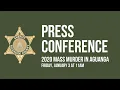 Aguanga Mass Murder Press Conference