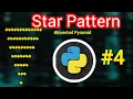 Inverted pyramid triangle in python Make Star patterns in python
