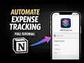 I Stopped Manually Tracking Expenses This Notion Automation Does It for Me