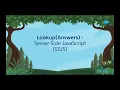 LookupAnswers SSJS