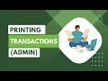 8 Printing Transaction History To Admin In Console Based Banking Application Using Java