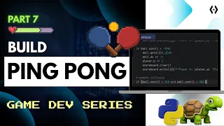 Build Pong in Python Turtle from Scratch - Full Game Tutorial Beginner Friendly