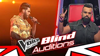 tharindu perera sinhayo blind auditions the voice sri lanka